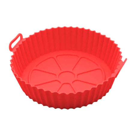 Kit 6 Forma de Silicone para Fritadeira Air Fryer com Alça Antiaderente
