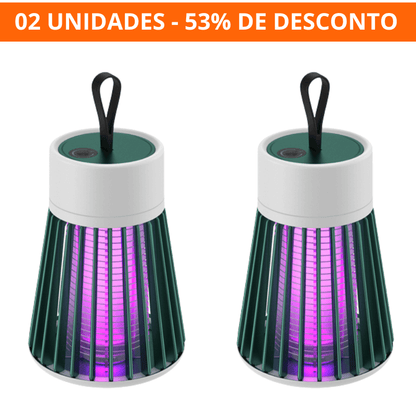 Abajur Mata Mosquito Killer® - Mini Vassourinha + Cabo USB de Brinde - ÚLTIMO DIA DE FRETE GRÁTIS