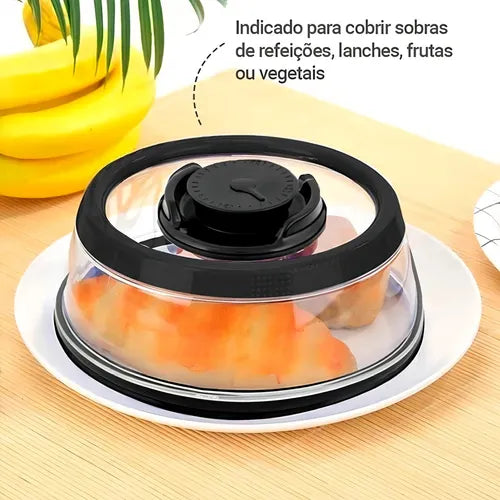 FreshTamp - Tampa Vedadora a Vácuo Protetora de Alimentos - Entrega Grátis
