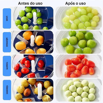 PeelPro - Descasque Alho e Frutas Em Segundos Sem Cheiro nas Mãos e Sem Bagunça - Entrega Grátis